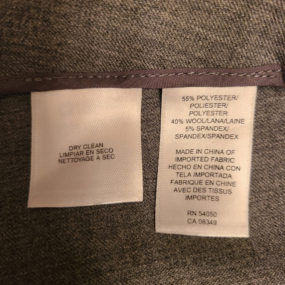 Jones New York size 16 gray pants - Picture 6 of 6
